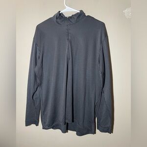 Vintage Patagonia Sweater Mens Large Black Capilene 1/4 Quarter Zip